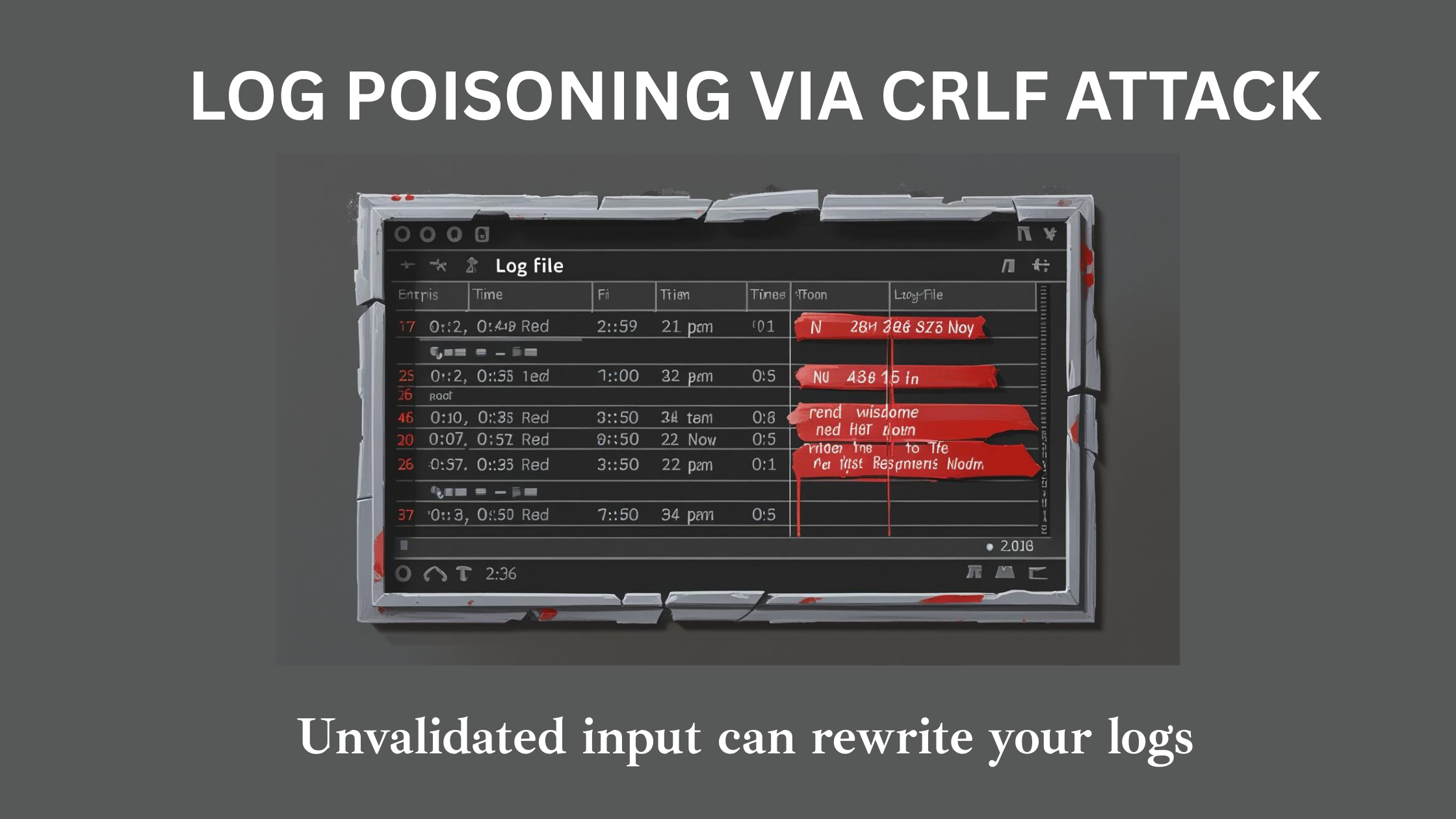 log poisoning via crlf attack -img